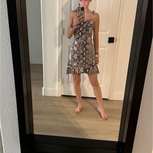 Express snake dress XXS